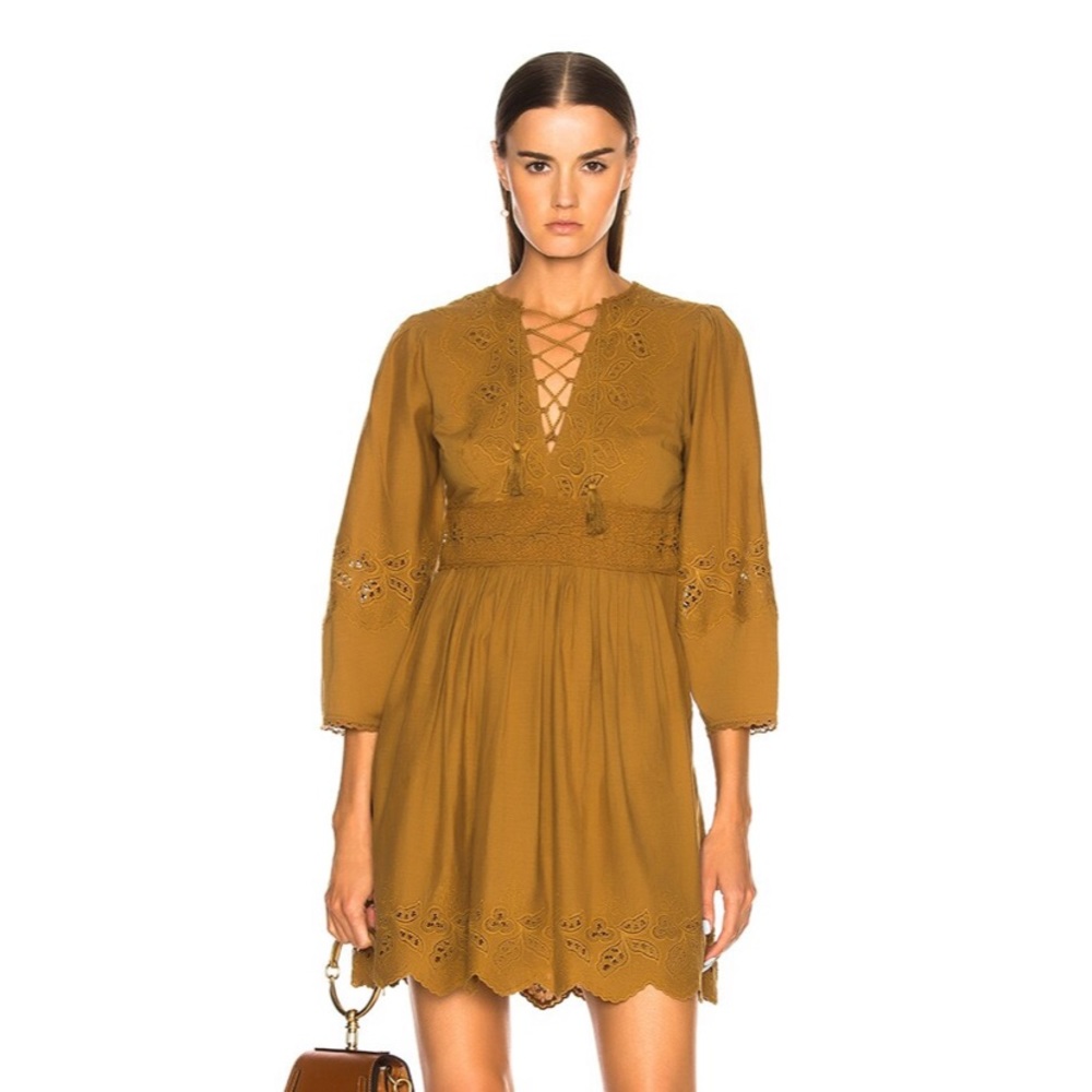 Ulla Johnson Ailey Dress in Bronze
